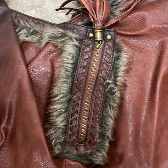 JESSICA SIMPSON NAVAJO SATCHEL BAG JS3822 - Picture 5 of 11